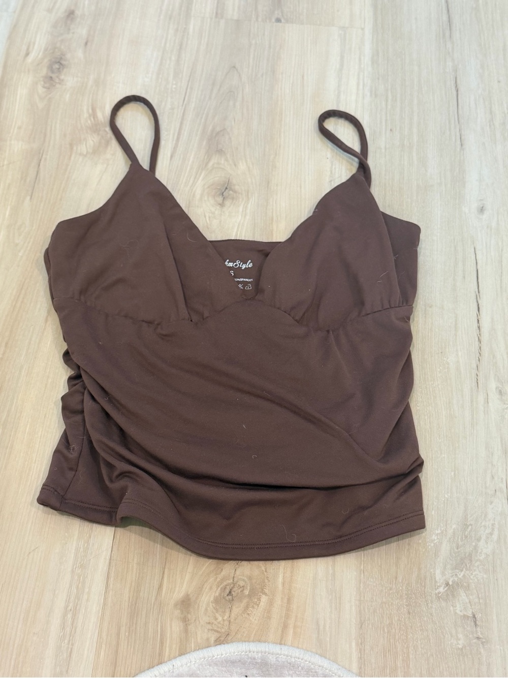 Women's Brown Cami Tank Top